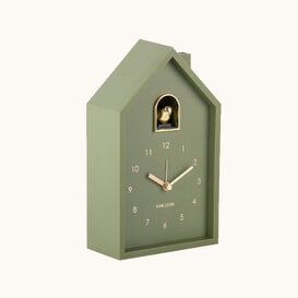 Alarm clock Modern Cuckoo Oro  luxury green