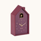 Alarm clock Modern Cuckoo Oro  dark mauve