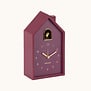 Alarm clock Modern Cuckoo Oro dark mauve