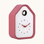 Wall/table clock Reina Cuckoo burgundy red