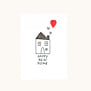 New Home | Kaart met hartjes pin