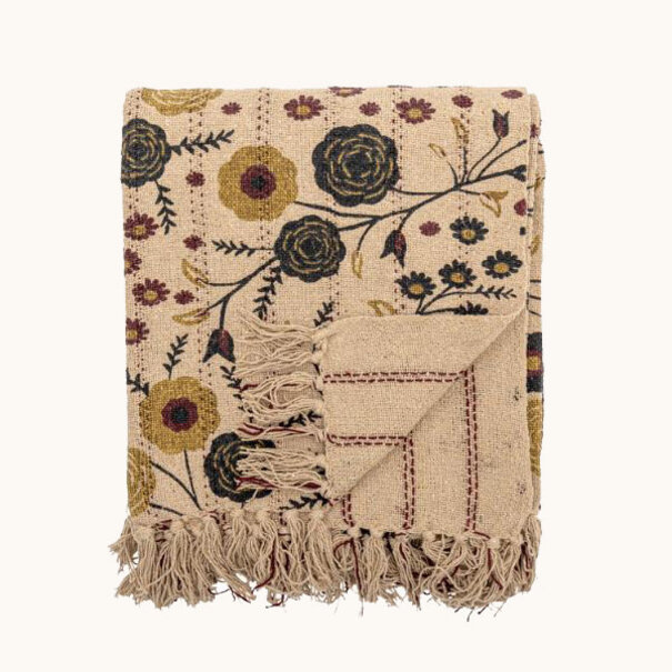 Bloomingville Eydis Throw, Multi, Mixed Fibres