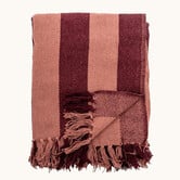 Frello Throw, Red, Mixed Fibres