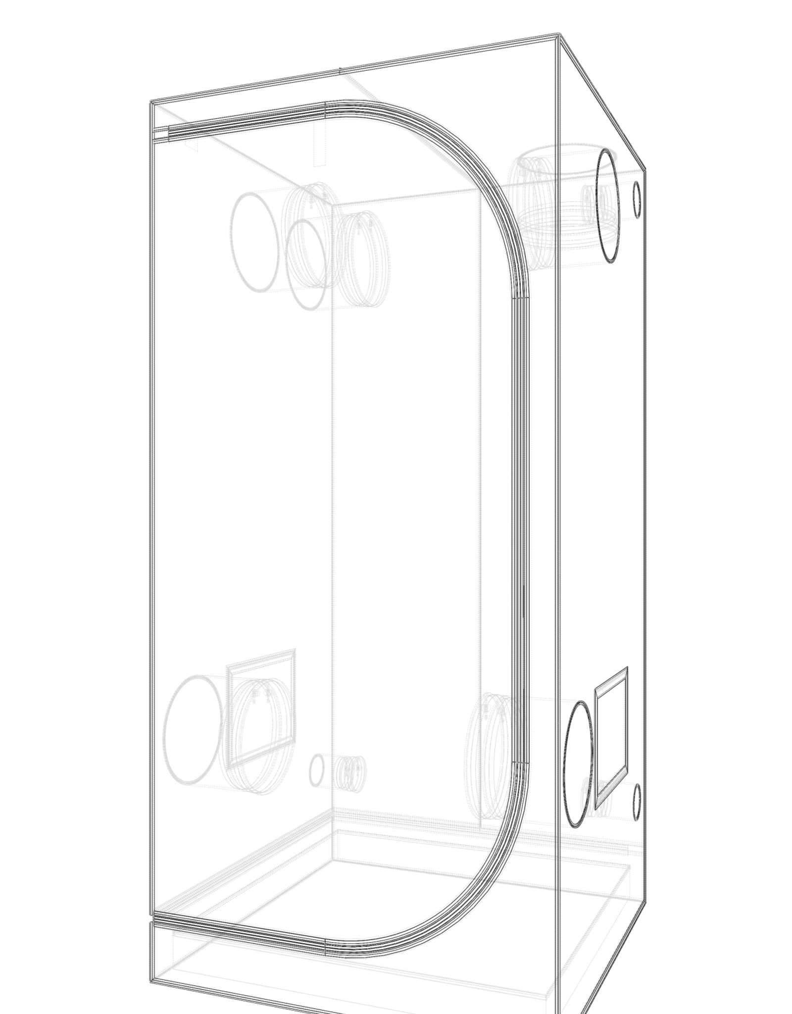 Secret Jardin SECRET JARDIN DR90 90X90X185CM R3.00