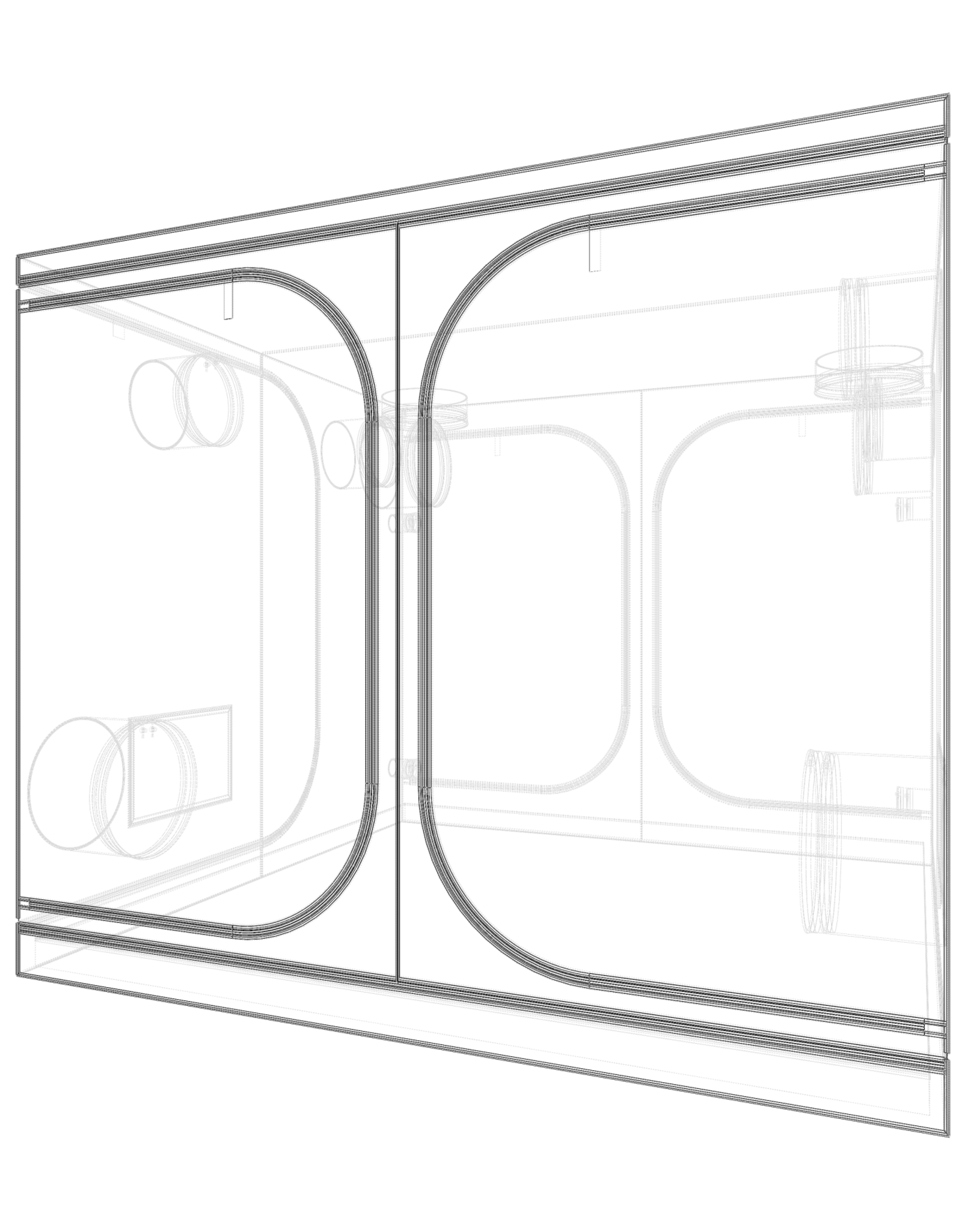 Secret Jardin SECRET JARDIN DR240 DARK ROOM 240X240X200CM