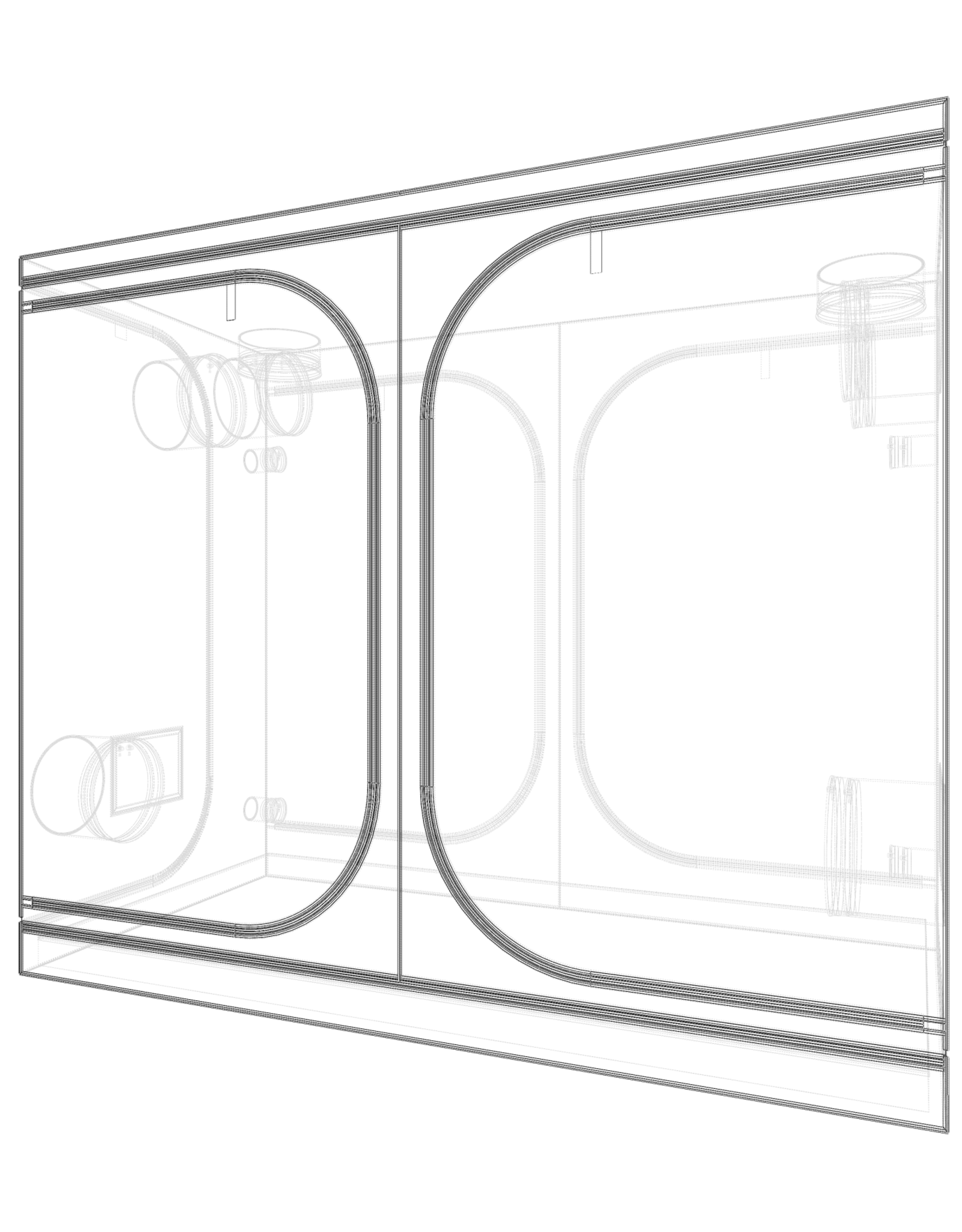 Secret Jardin SECRET JARDIN DR240W 240X120X200CM