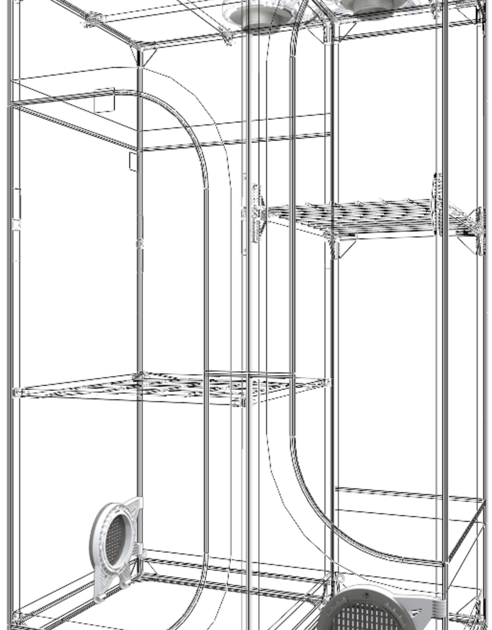 Secret Jardin SECRET JARDIN L100 R4.00 00X60X158CM