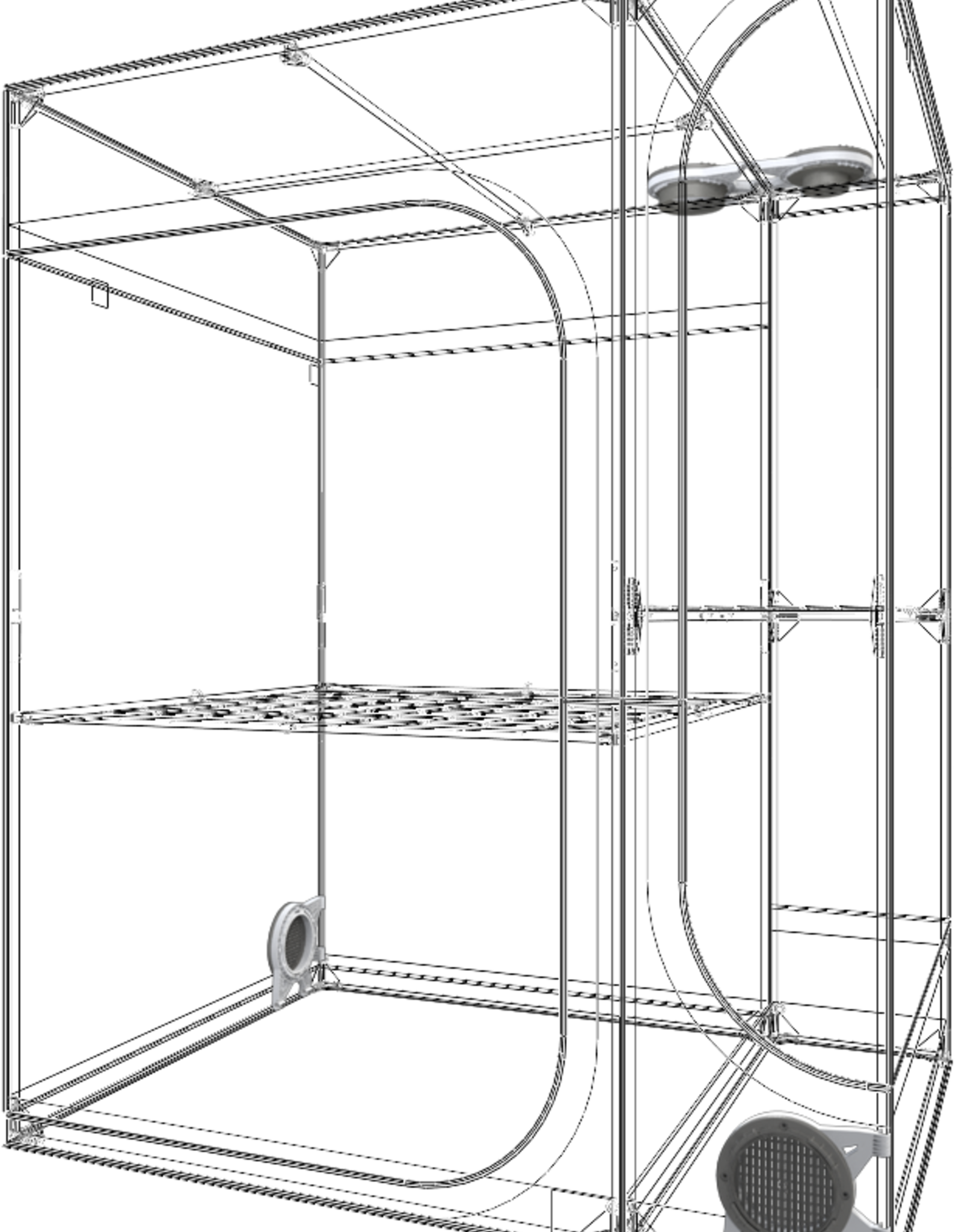 Secret Jardin SECRET JARDIN L160 R4.00 160X120X198CM