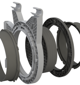 Secret Jardin SECRET JARDIN DF16 FLENS HOUDER VOOR 16 MM TENTSTOKKEN