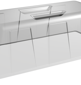 Secret Jardin ﻿SECRET JARDIN DP120GC TRANSPARANTE DEKSEL 53 X 26 X 18 CM