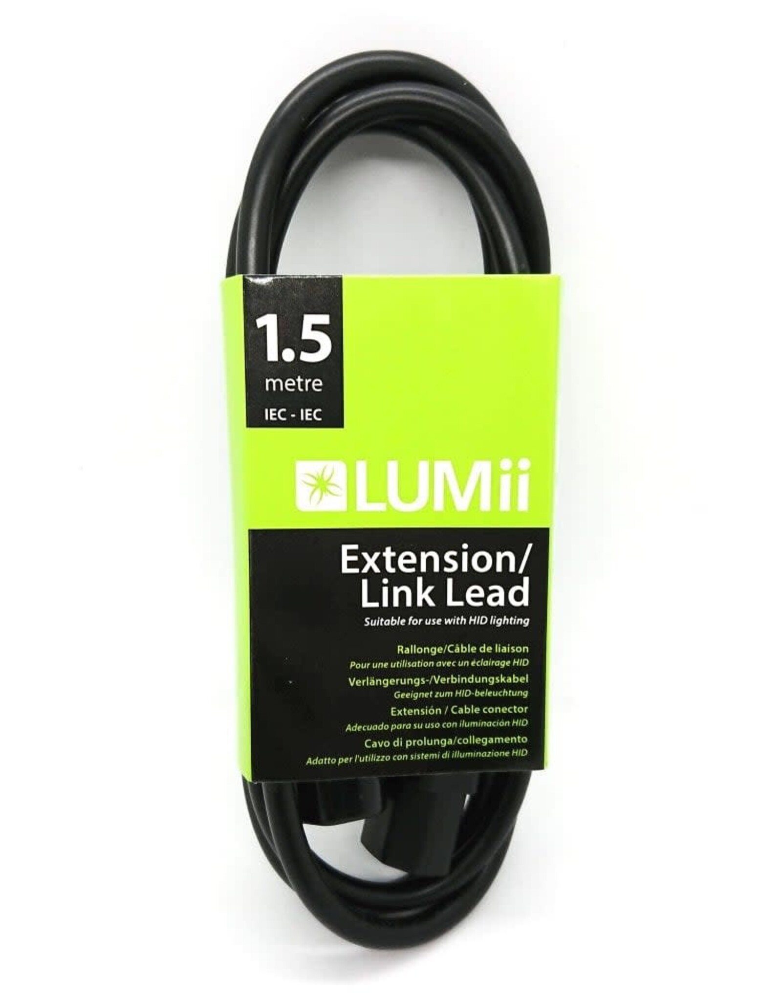 LUMii LUMii verlengkabel C13/C14 1.5m