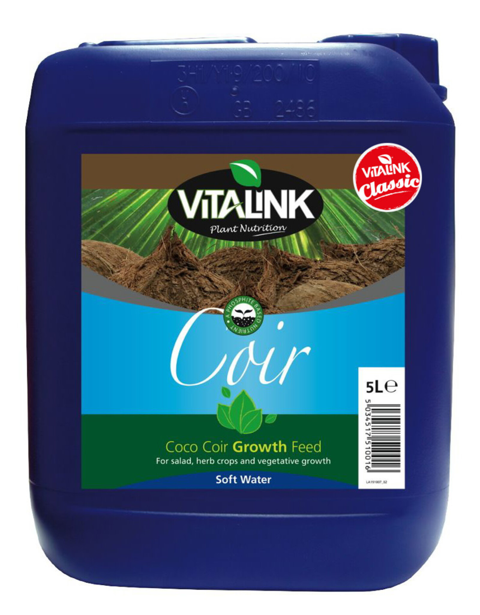 VitaLink VitaLink Coir Classic Growth Soft Water 5L