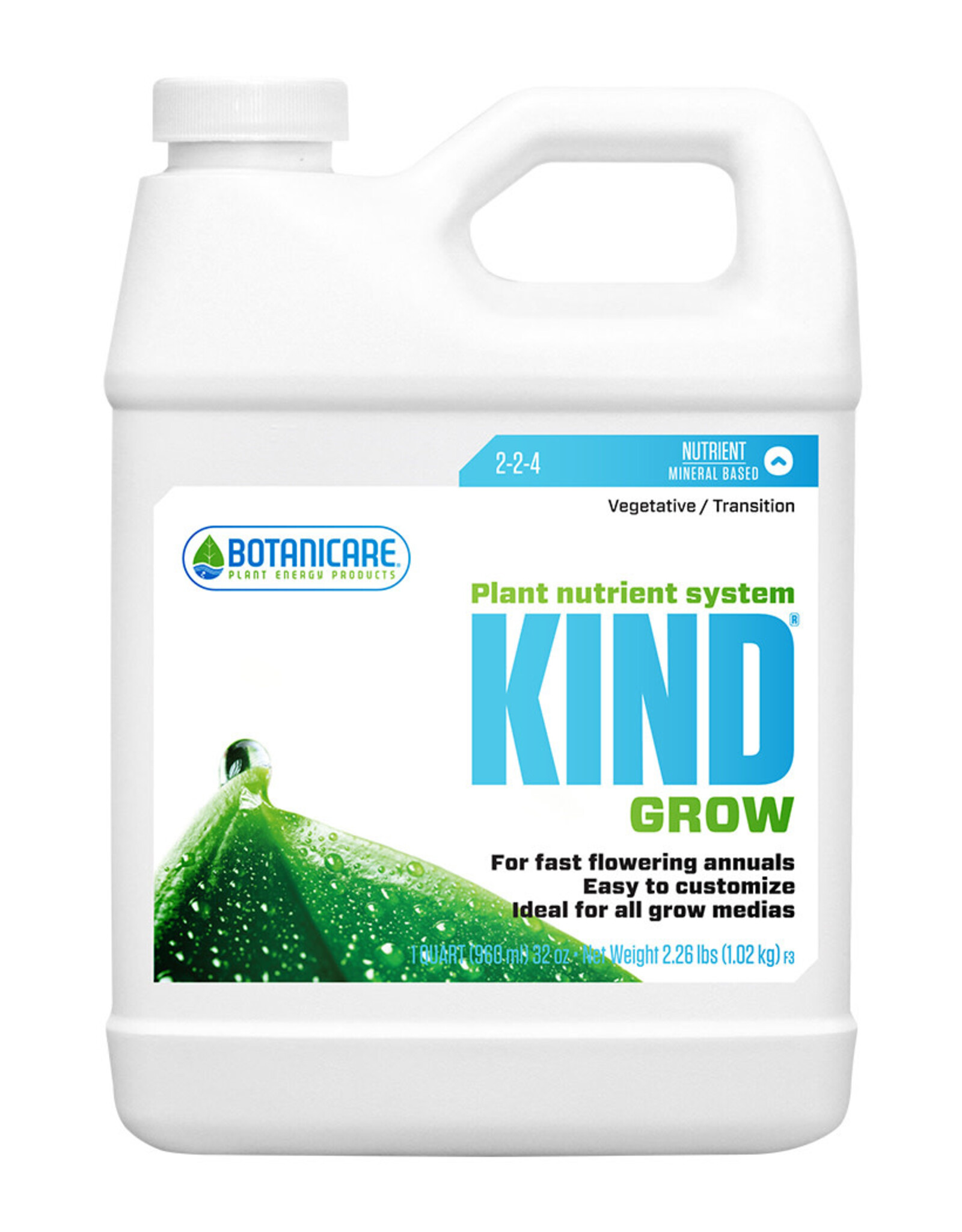 Botanicare Botanicare Kind Grow Quart - 960ml