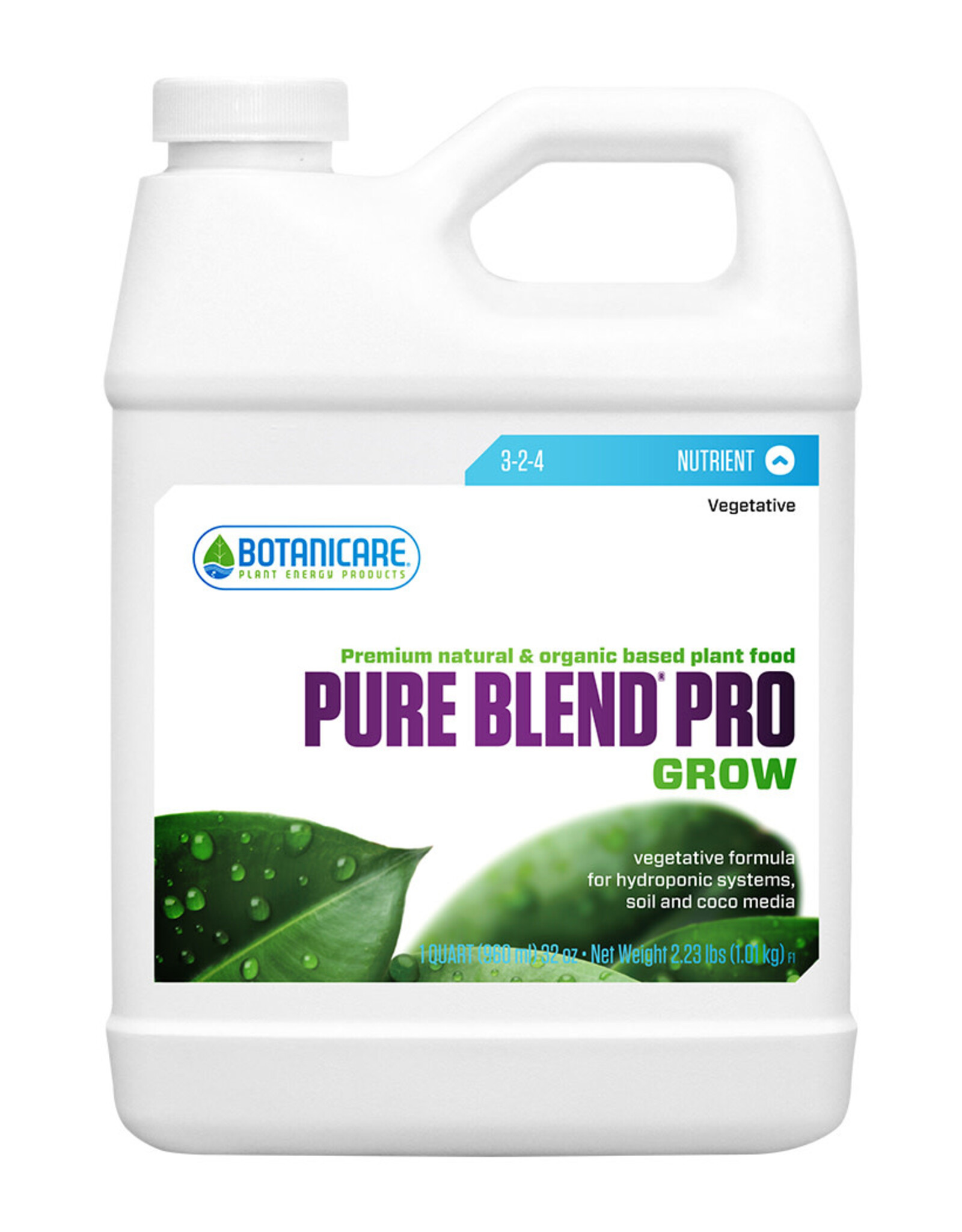 Botanicare Botanicare Pure Blend Pro Grow Quart - 960ml