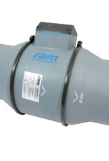 RAM RAM Mixed-Flow Inline Fan - 150mm - 517m³/hr - Low Speed - 398m³/hr