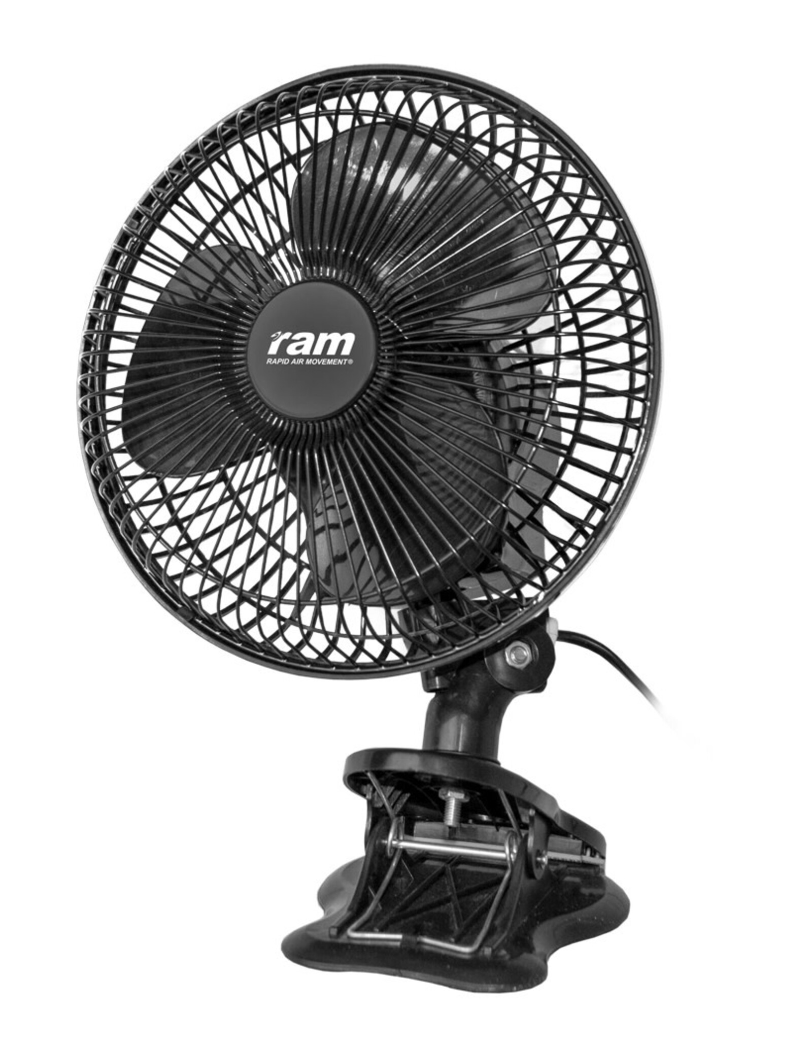 RAM RAM 180mm (7") Oscillating Multi Fan - EU Plug - 2 Speed - 20W