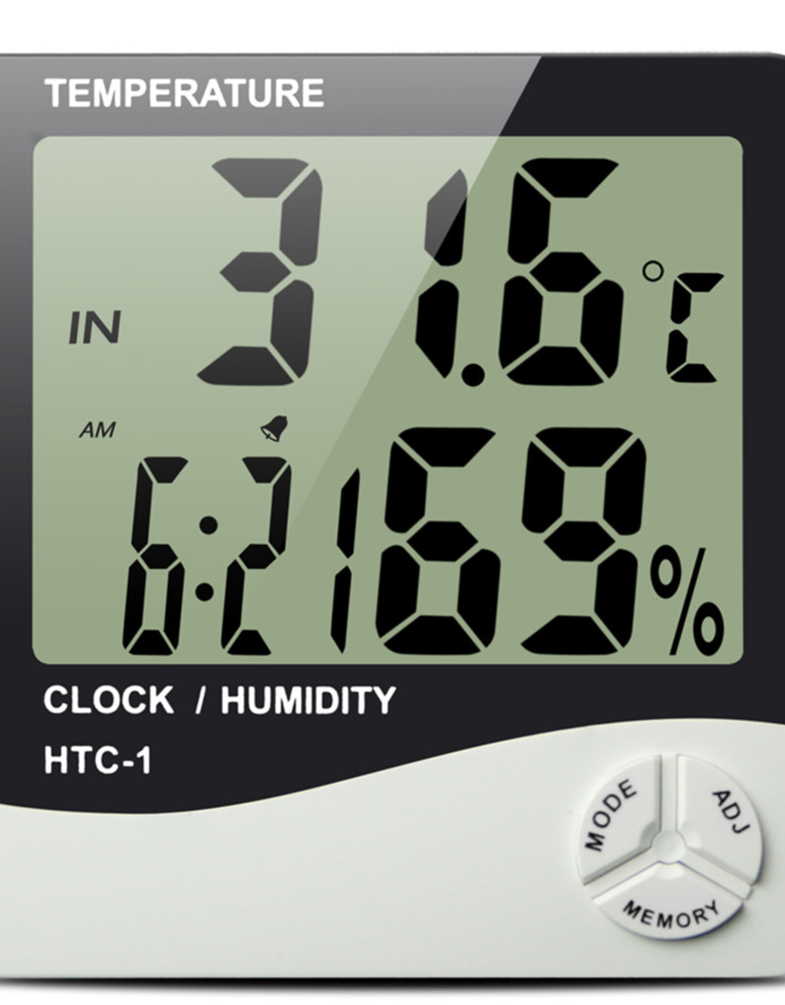 Wit merk Digital Series Indoor/Outdoor Min Max Thermometer