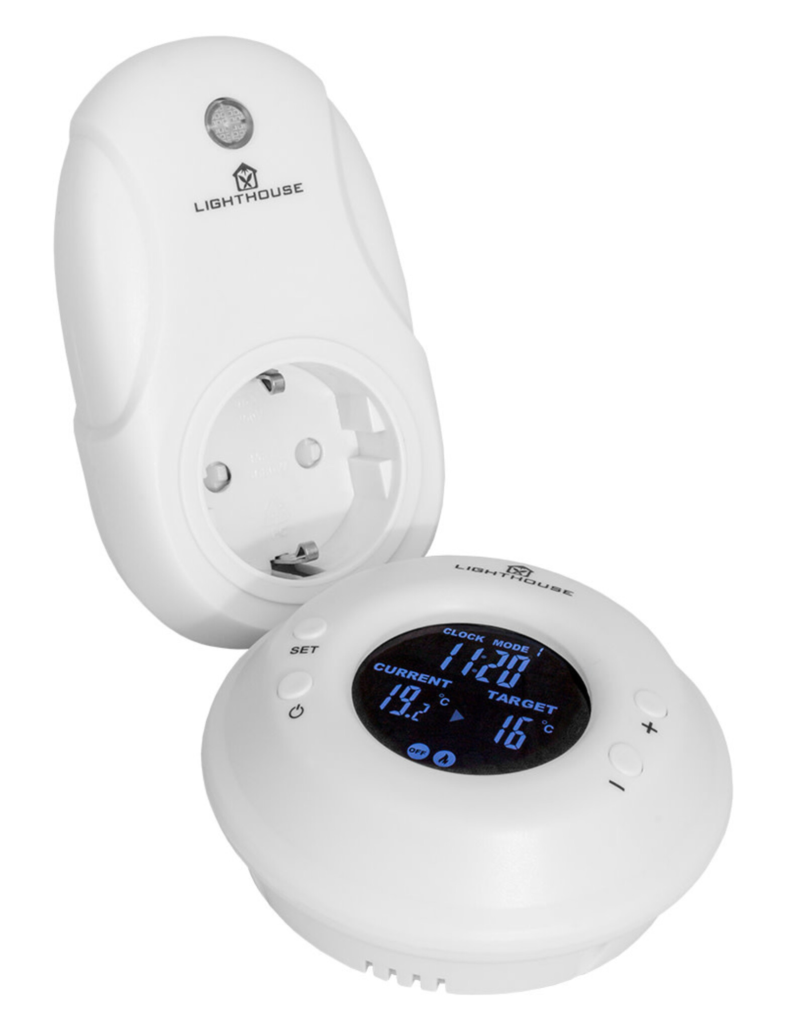 LightHouse Lighthouse Wireless Thermostat - EU Schuko - Schuko CEE 7/4 Socket