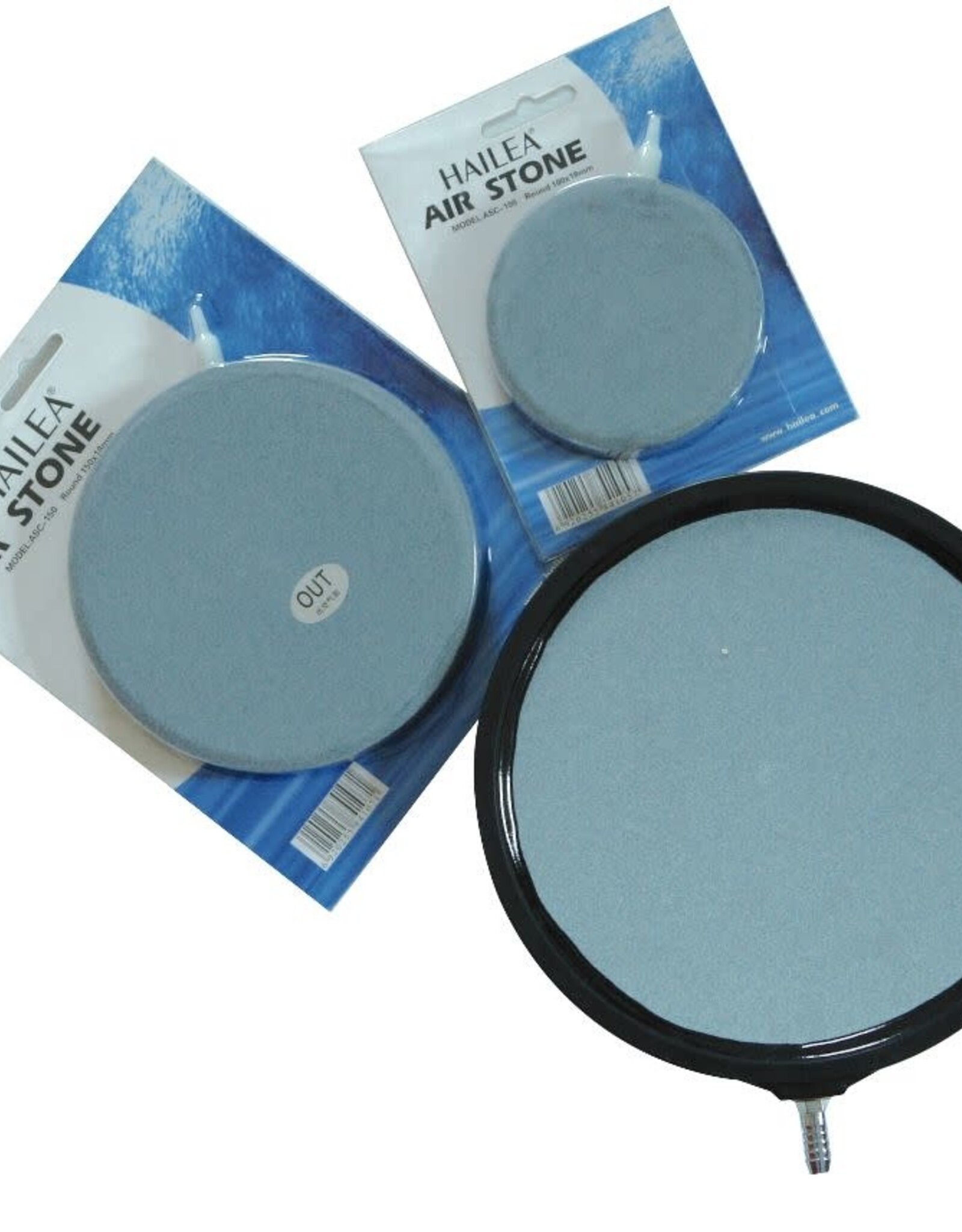 Hailea VolumeAir Round Ceramic Airstone 200mm (8") - 8mm Inlet