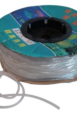 Wit merk 8mm (12mm Outer) Airline White - 80m