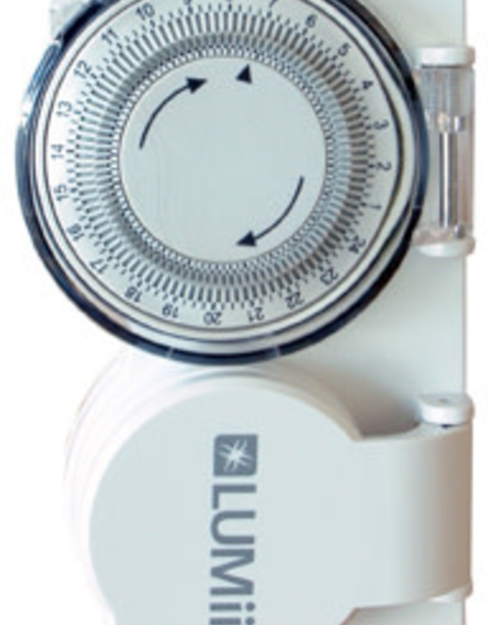 LUMii LUMii 24 Hour HD Timer - EU Schuko - Heavy Duty - Schuko CEE 7/4 Socket