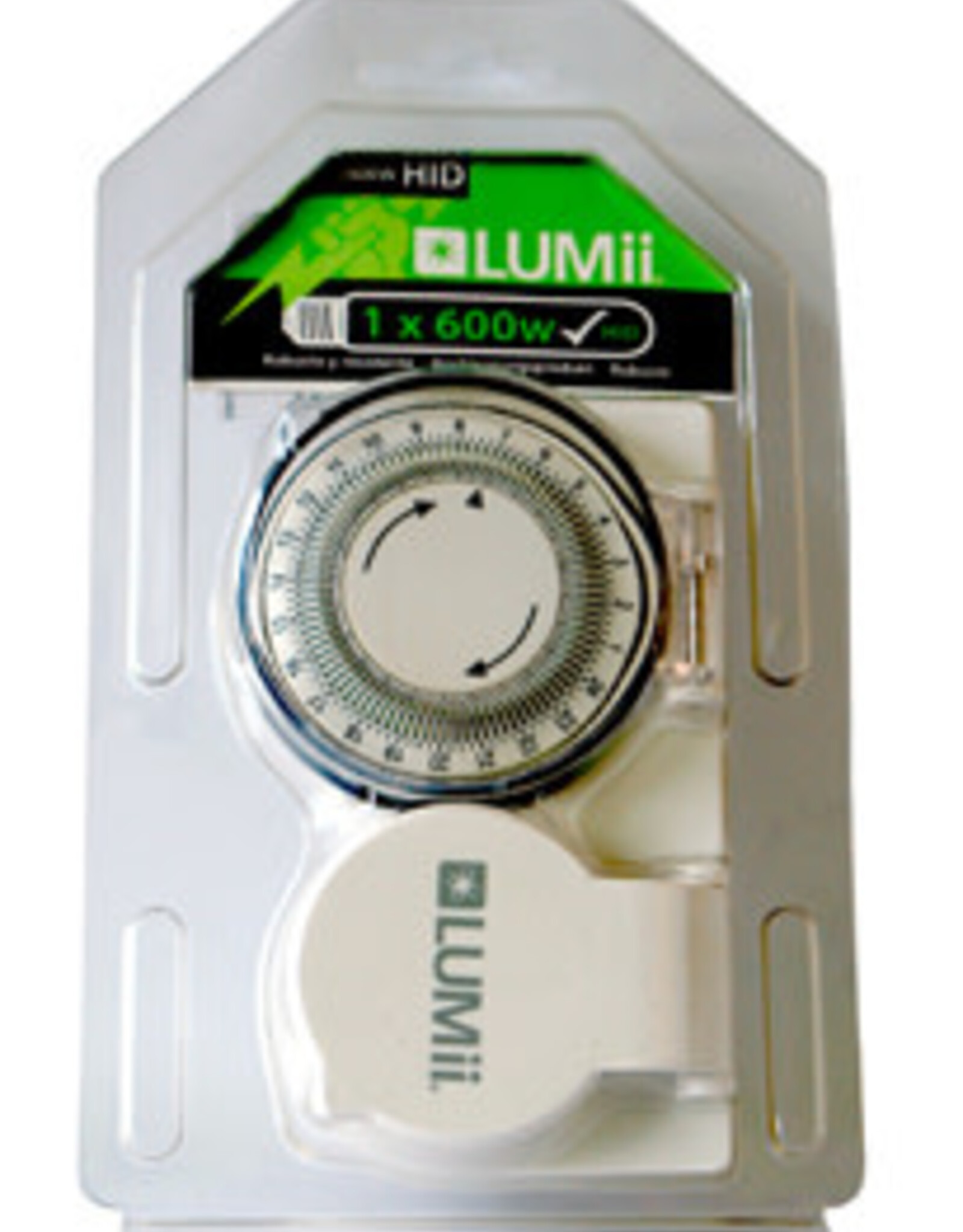 LUMii LUMii 24 Hour HD Timer - EU Schuko - Heavy Duty - Schuko CEE 7/4 Socket