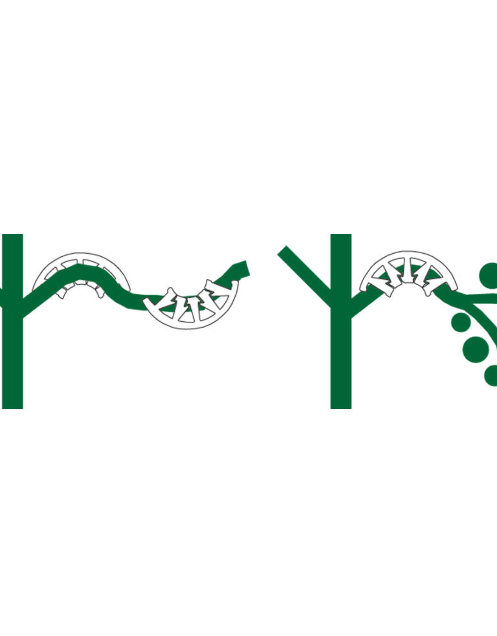 Wit merk Plant Bends - Pack of 50