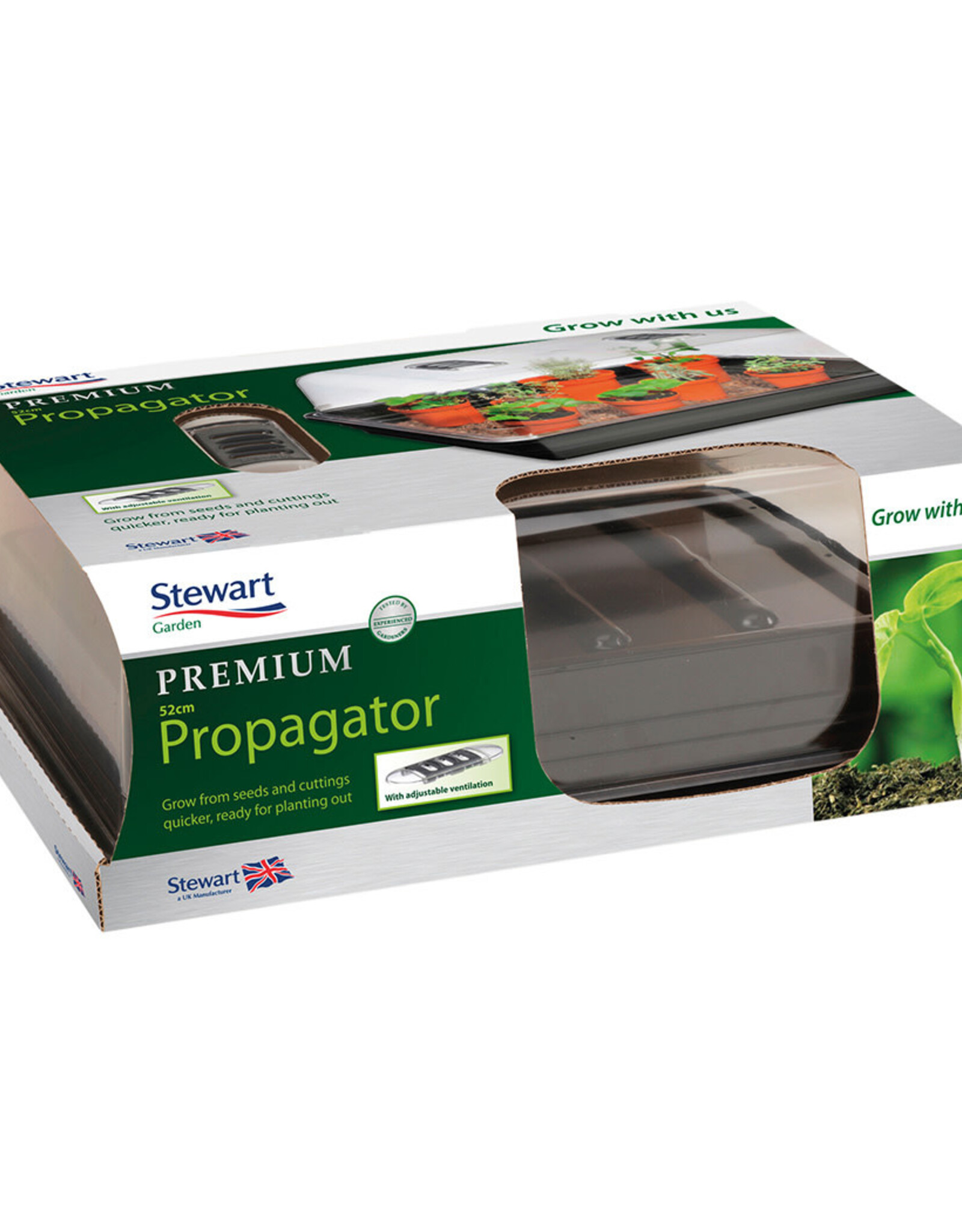 Stewart Stewart's Large Unheated Propagator - 52cm x 42cm x 28cm