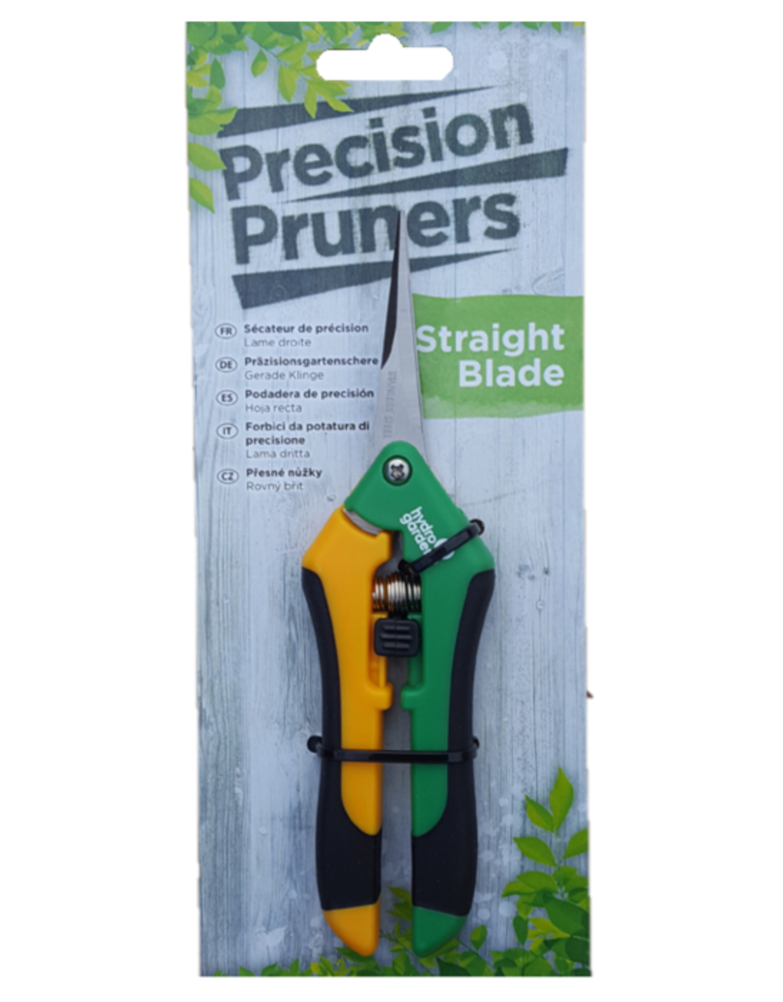 Hydro Garden Stainless Steel Straight Blade Precision Pruners