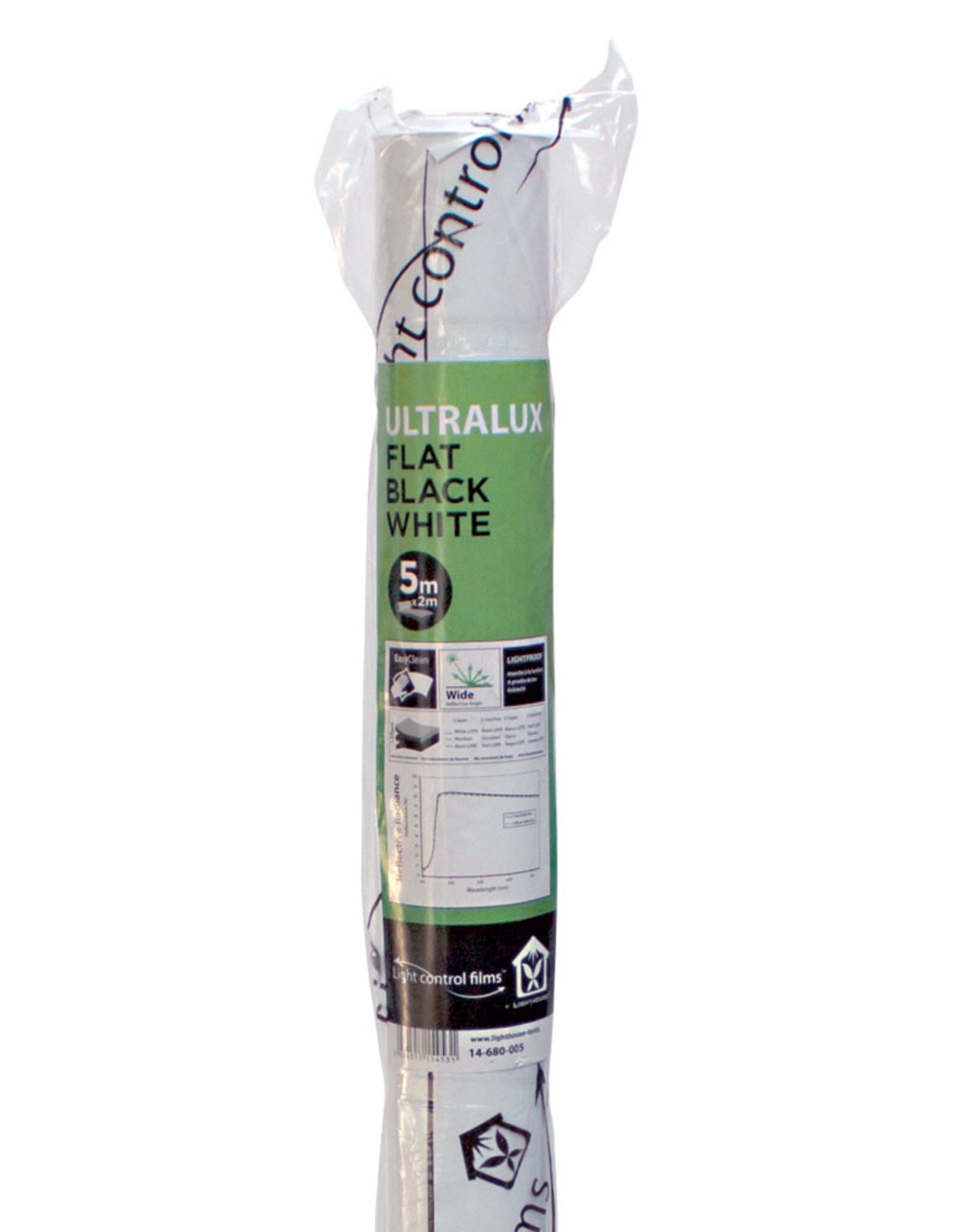 LightHouse LightHouse ULTRALUX Zwart Wit Folie - 5m Rol