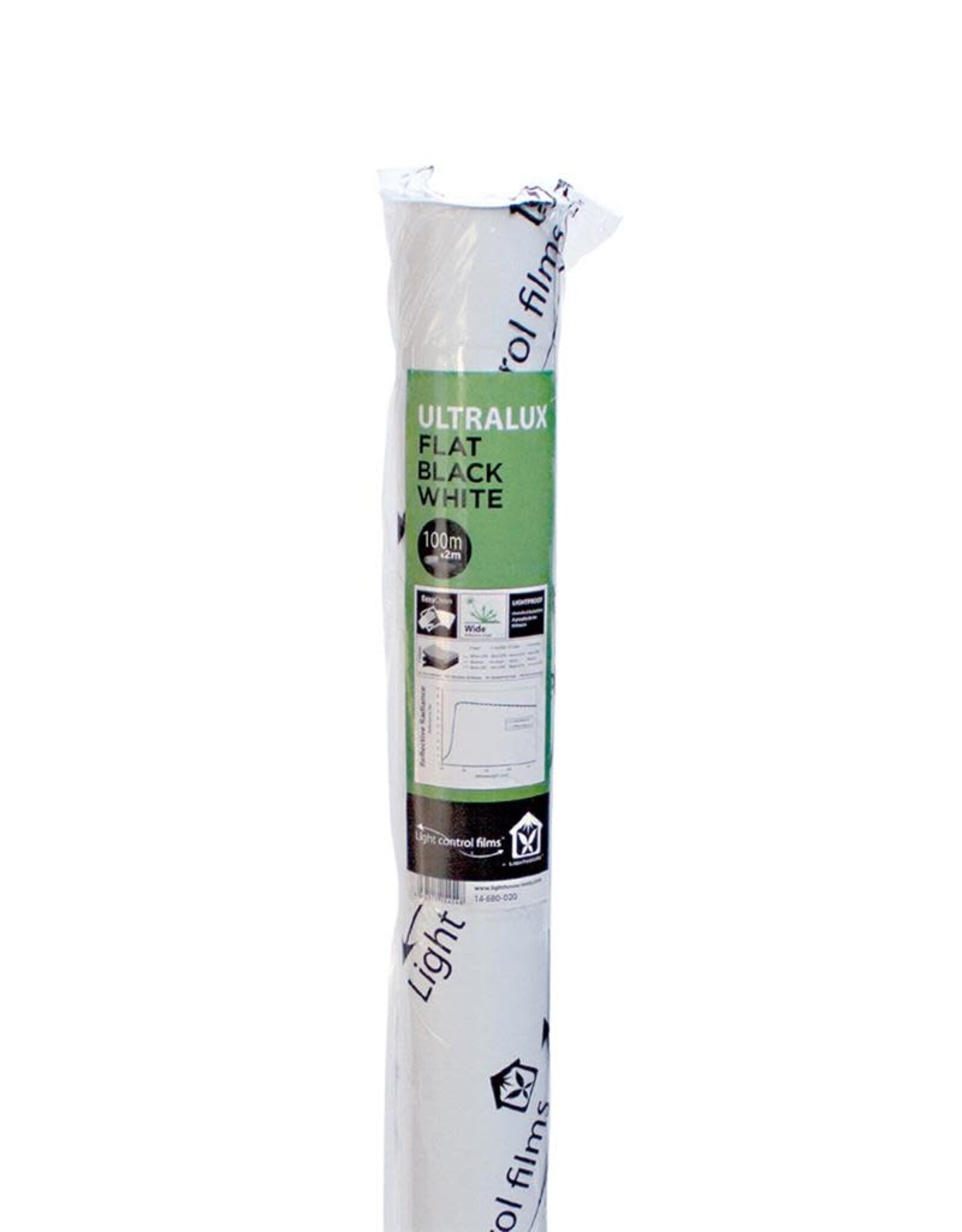 LightHouse LightHouse ULTRALUX Zwart Wit Folie - 100m Rol