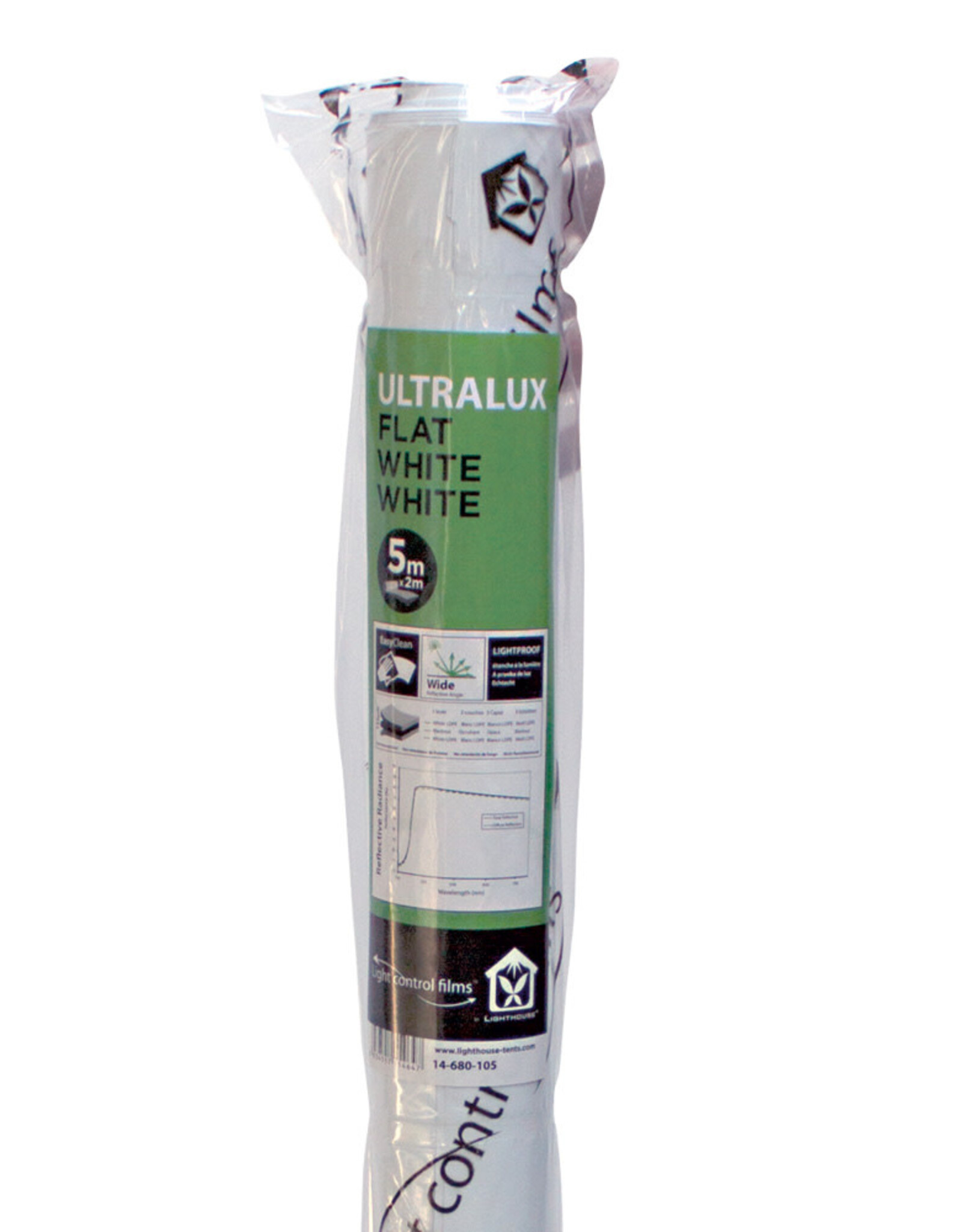 LightHouse LightHouse ULTRALUX Dubbelzijdig Wit Folie - 5m Rol