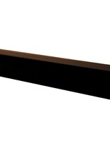 BUILDiT BUILDiT Zwart Aluminium Legering 25mm² Buizen - 2m