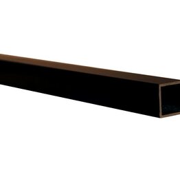 BUILDiT BUILDiT Black Aluminium Alloy 25mm² Tubing - 2m