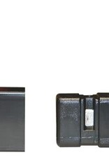 BUILDiT BUILDiT Black Aluminium Alloy 25mm² Tubing - 2m