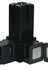 BUILDiT BUILDiT Black Elbow Connector