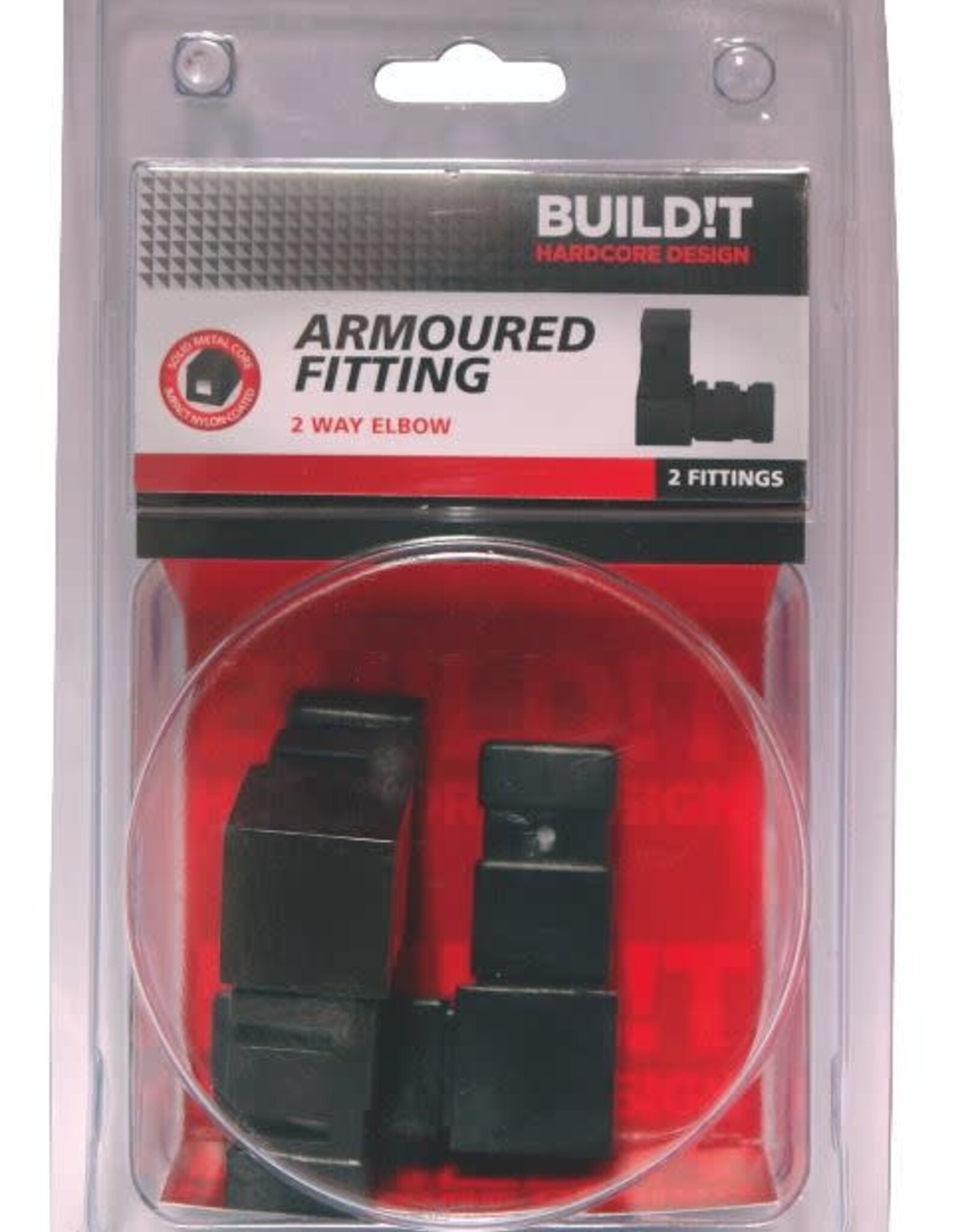 BUILDiT BUILDiT Black Elbow Connector