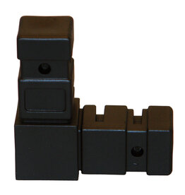 BUILDiT BUILDiT Black Elbow Connector