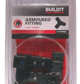 BUILDiT BUILDiT Zwart 3-weg Hoekverbinder