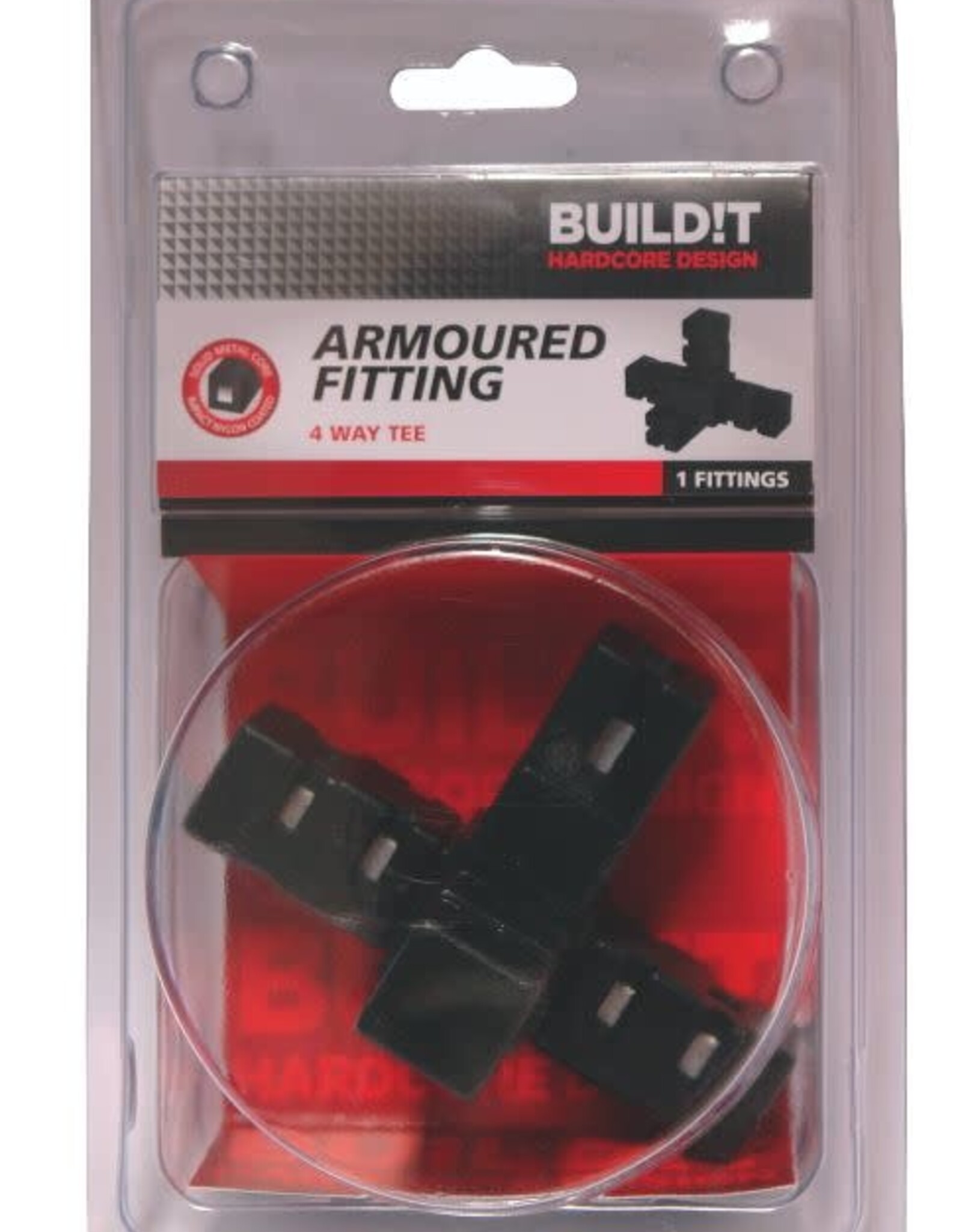 BUILDiT BUILDiT Zwart 4-weg T