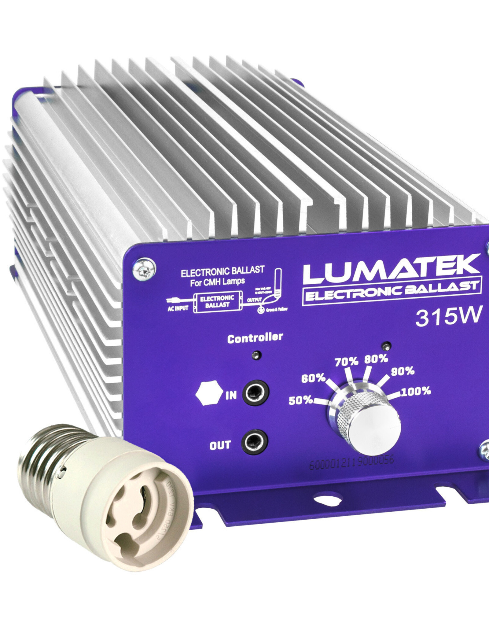 Lumatek Lumatek 315w CMH Dimbare & Regelbare Ballast + E40 Adapter