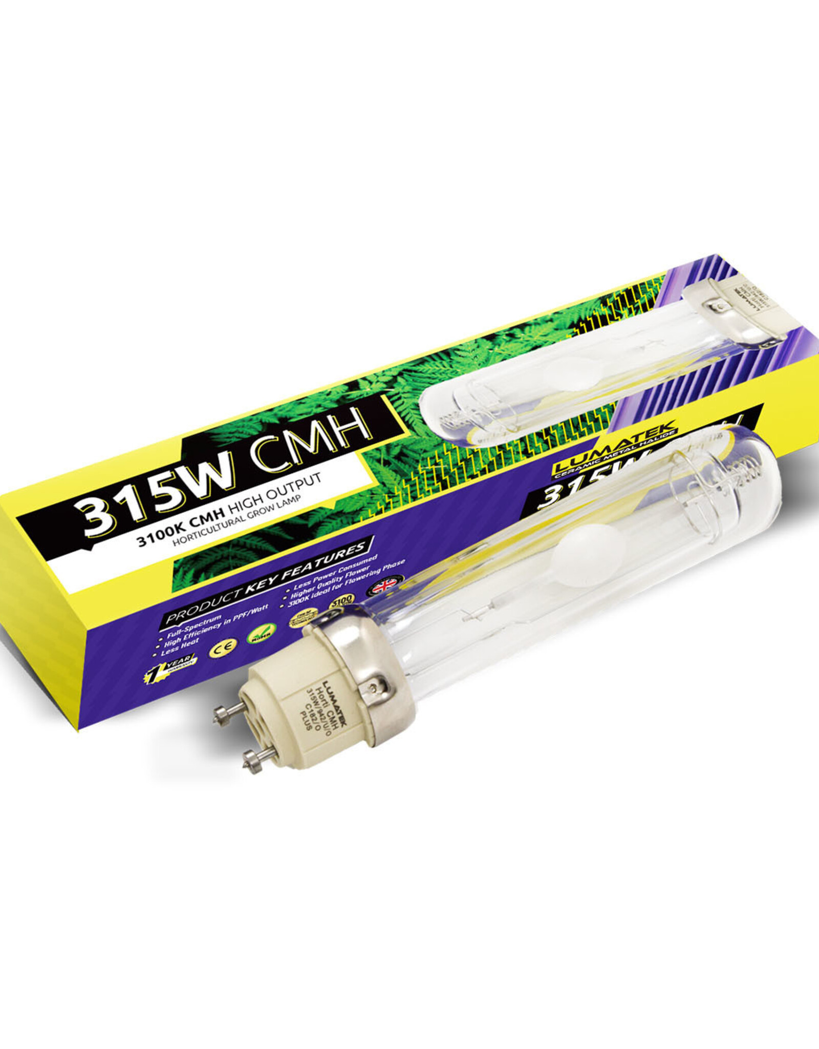 Lumatek Lumatek 315W CMH Lamp 3100K 240V
