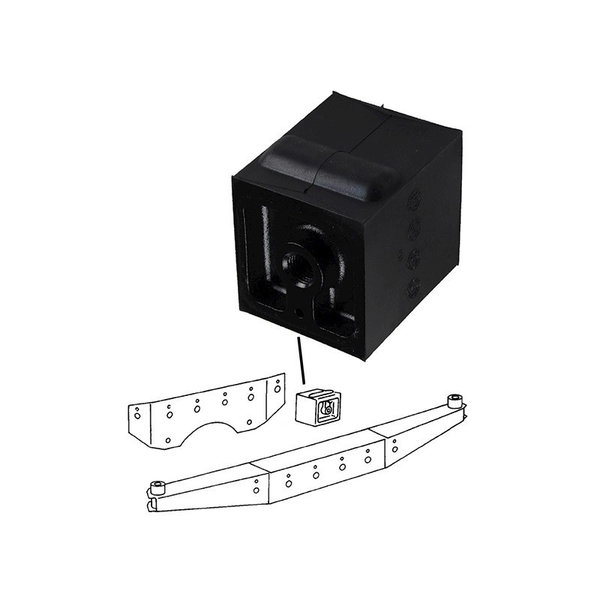 Transmission/engine mount, square, 8 pcs. needed per vehicle (Porsche 911/912 - 1965-1969)