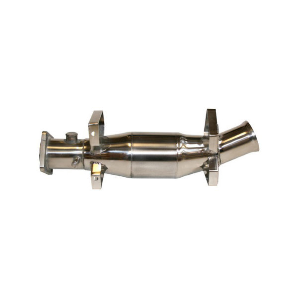 Catalytic converter, Sport, 100 cells, Stainless Steel, polished (Porsche 911 - 1989-1994)