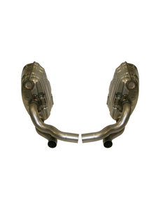  Exhaust set, Sport, rear, OE style, Stainless Steel (Porsche 911 - 2008-2012)