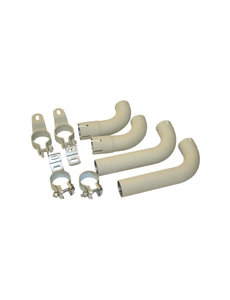  Tail pipe kit with clamps (complete kit not available from Porsche) (Porsche 356 - 1960-1965)
