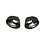 Tail pipe kit, angle cut to follow the bumper shape, left/right, Stainless Steel, polished (Porsche 911 - 1994-1998)