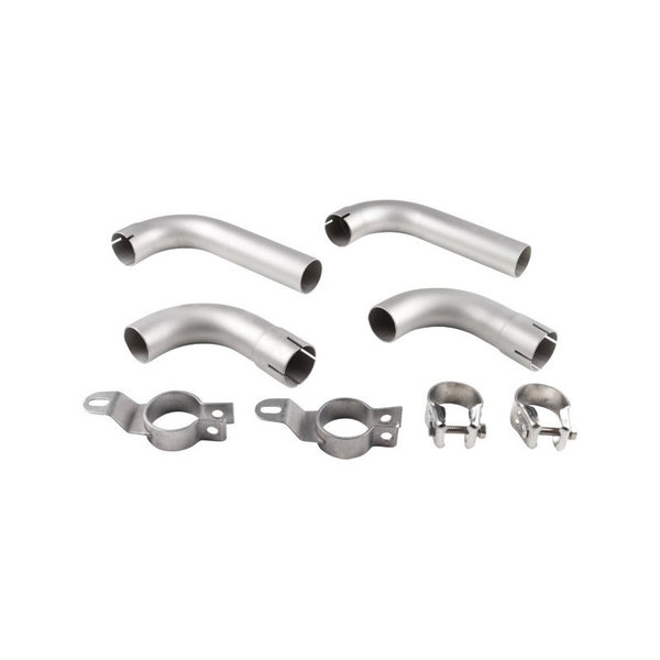 Tail pipe kit with clamps (complete kit not available from Porsche), stainless steel (Porsche 356 - 1960-1965)