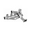 Heat exchanger, stainless steel, left (Porsche 911 - 1989-1994)