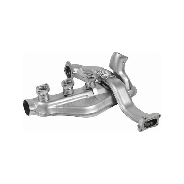 Heat exchanger, stainless steel, left (Porsche 911 - 1989-1994)